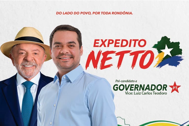 Expedito Netto, pré-candidato a Governador de Rondônia.